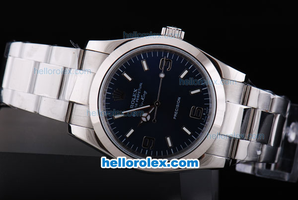 Rolex Air-King Precision Oyster Perpetual Automatic with Black Dial - Click Image to Close
